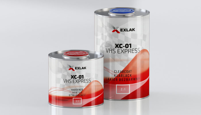 Exlak lakier bezbarwny clearcoat VHS EXPRESS - XC-01