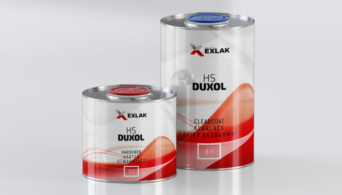Exlak lakier bezbarwny clearcoat HS Duxol